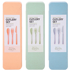 IS WHEAT STRAW CUTLERY SET
