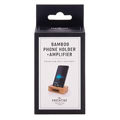 BAMBOO PHONE HOLDER & AMPLIFIER