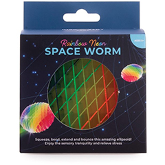 SPACE WORM RAINBOW NEON DISCOVERY ZONE
