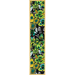 BOOKMARK RAINFOREST FLORA WOODEN