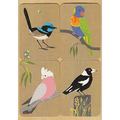 MAGNET CARD - AUST BIRDS SET 4