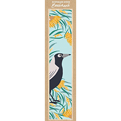 BOOKMARK MAGPIE MINT WOODEN