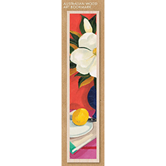 BOOKMARK WHITE MAGNOLIA WOODEN