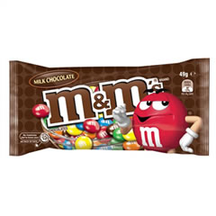 M&M'S MILK CHOCOLATE 49GM - MMM49 #115493
