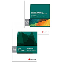 CIVIL PROCEDURE COMMENTARY & MATERIALS + STUDY GUIDE PACK