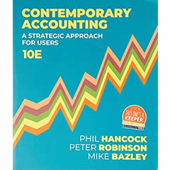CONTEMPORARY ACCOUNTING: A STRATEGIC APPROACH FOR USERS