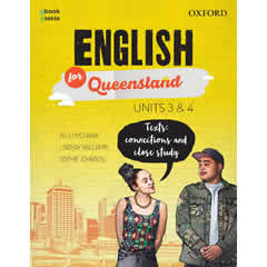 ENGLISH FOR QUEENSLAND UNITS 3&4 - STUDENT BOOK + OBOOK     ASSESS