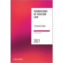 2021 FOUNDATIONS OF TAXATION LAW
