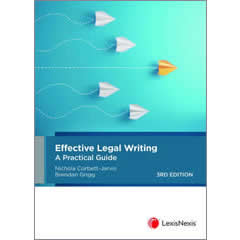 EFFECTIVE LEGAL WRITING: A PRACTICAL GUIDE