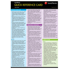 PERSONAL PROPERTY SECURITIES ACT QUICK REFERENCE CARD