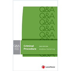 CRIMINAL PROCEDURE - QUESTIONS & ANSWERS