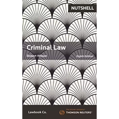 CRIMINAL LAW - NUTSHELL SERIES