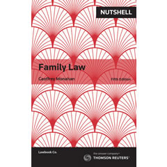 FAMILY LAW - NUTSHELL SERIES