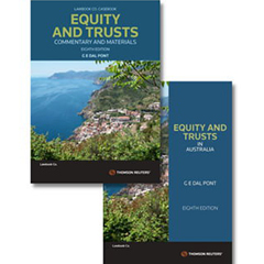 EQUITY & TRUSTS IN AUSTRALIA + EQUITY & TRUSTS COMMENTARY & MATERIALS