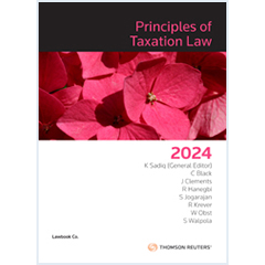 2024 PRINCIPLES OF TAXATION LAW