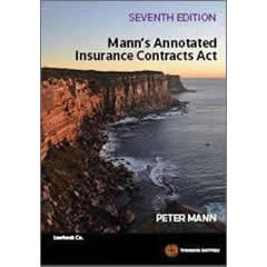 MANN'S ANNOTATED INSURANCE CONTRACTS ACT