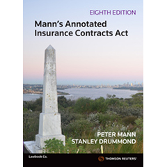MANN'S ANNOTATED INSURANCE CONTRACTS ACT PLUS SUPPLEMENT