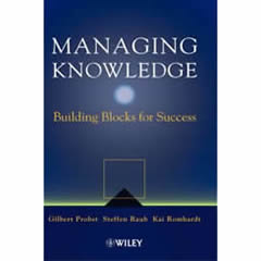 MANAGING KNOWLEDGE: BUILDING BLOCKS FOR SUCCESS