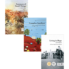 INLAND WRITERS SERIES 3-PACK: LIVING IN HOPE, SUMMARY OF    SMALL THINGS, CAMPFIRE SATELLITES