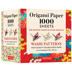 ORIGAMI PAPER JAPANESE WASHI 1 000 SHEETS 4 10 CM TUTTLE    ORIGAMI PAPER HIGH-QUALITY DOUBLE-SIDED ORIGAMI SHEETS PRI