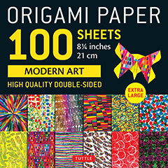 ORIGAMI PAPER 100 SHEETS MODERN ART