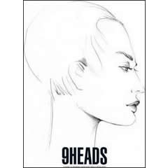 9 HEADS - A GUIDE TO DRAWING FASHION BY NANCY RIEGELMAN