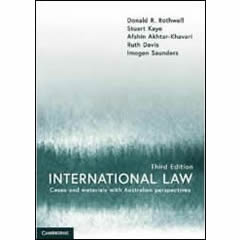 INTERNATIONAL LAW: CASES & MATERIALS WITH AUSTRALIAN        PERSPECTIVES