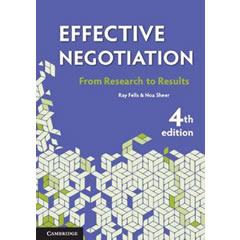 EFFECTIVE NEGOTIATION: FROM RESEARCH TO RESULTS