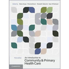 INTRODUCTION TO COMMUNITY & PRIMARY HEALTH CARE