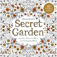SECRET GARDEN  AN INKY TREASURE HUNT AND COLOURING BOOK