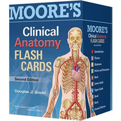 CLINICAL ANATOMY FLASH CARDS (MOORE'S)