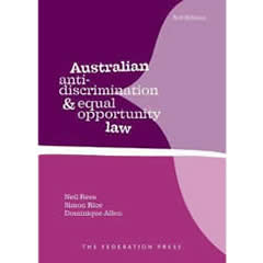 AUSTRALIAN ANTI-DISCRIMINATION & EQUAL OPPORTUNITY LAW